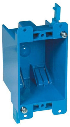Carlon B114RB 1-Gang 14 cu. in. Electrical PVC Old Work Electrical Switch and Outlet Box