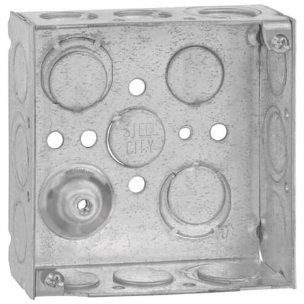Steel City 521511234EWGB Welded 1-1/2" Deep Box C/W Ground Bump