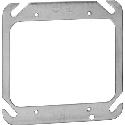 Steel City 52C00 4" Square Ring 2-Gang Flat