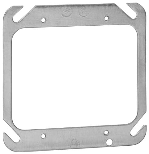 Steel City 52C00 4" Square Ring 2-Gang Flat