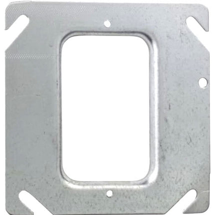 Steel City 52C36 4 in. Square Metal 1-Gang Electrical Box Mud Ring