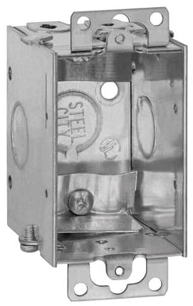 Steel City LXWOW-25 Switch Box Steel 12.5C Gangable Ear Non-Metallic Cable