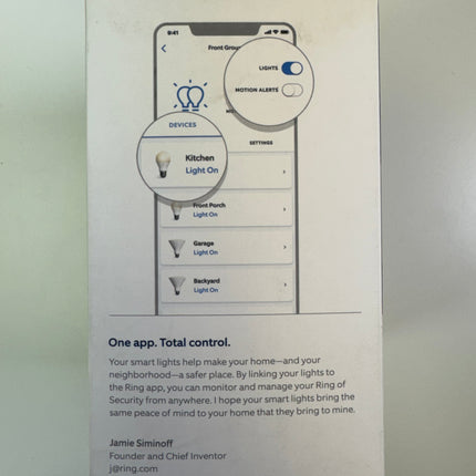 Ring A19 Smart LED Bulb