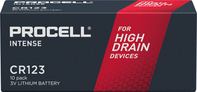 Procell CR123a batteries