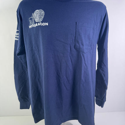 DI "AI Integration" Cotton Long Sleeve Graphic T-Shirt