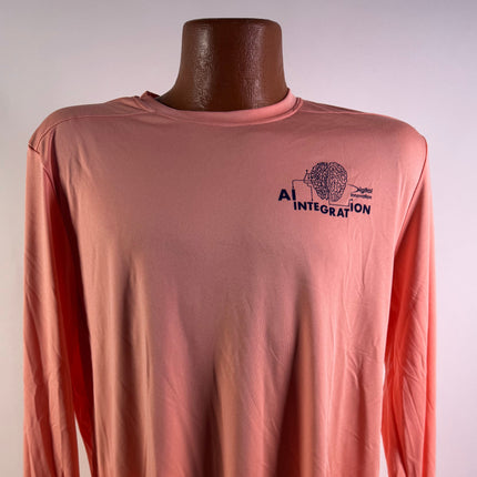 DI "AI Integration" Long Sleeve Beach Graphic T-Shirt