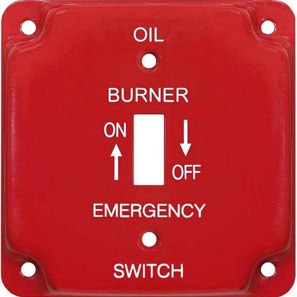 Morris 83492 Oil 4" Raised Metal Plate