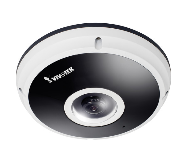 Vivotek FE8181V 5MP 360-degree Surround View IR Fisheye Fixed Dome Network Camera