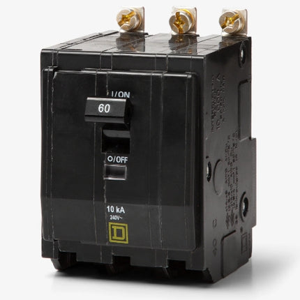 Square D QOB360 60A 3-Pole Miniature Circuit Breaker