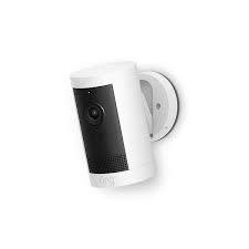 Ring Outdoor Cam Plus Battery Wire-Free 2K (1440p) Security Camera - White