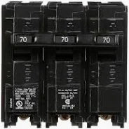 Siemens/Gould BQ3B070 70 Amp 3-Pole Molded Case Circuit Breaker