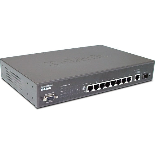 D-Link Managed 8-Port PoE Switch ( Used ) #DES-3010PA