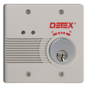 Detex EAX-2500F AC/DC External Powered Wall Mount Exit Alarm - Flush Mount